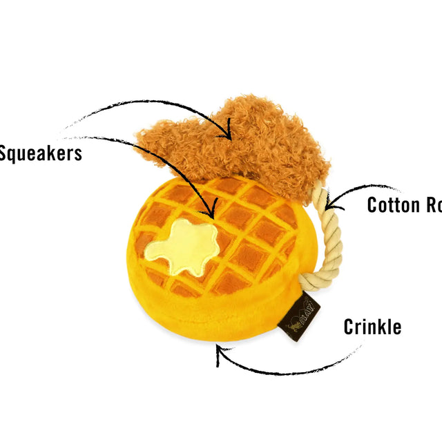 Mini Chicken & Waffles Toy