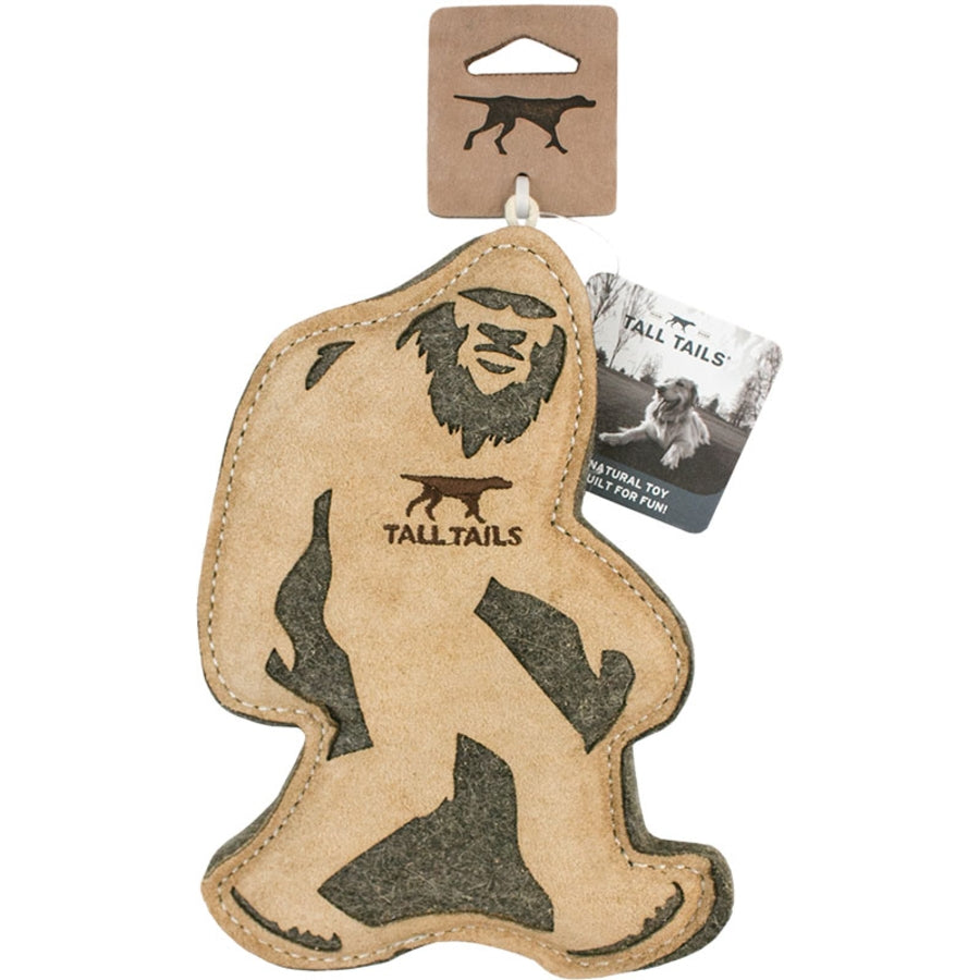 Big Foot Leather & Wool Tough Toy