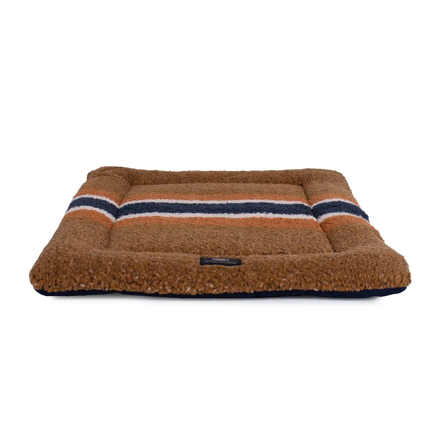 Shinola Pet Brown Rectangular Cushion Dog Bed