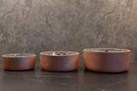 Ceramic Dog Bowl Jag Brown