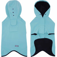 Waterproof Softshell Rain Coat, Aqua