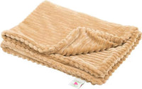Scout Blanket 2-Sided Plush Dog & Cat Blanket, Tan