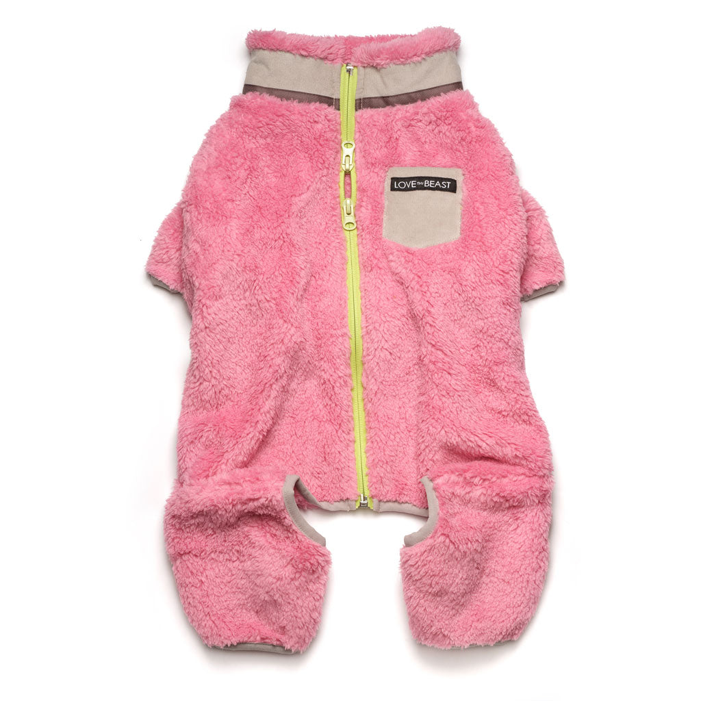 Teddy Bear Sherpa Onesie, Tulip – LoveThyBeast