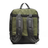 Olive Nylon Canvas Backpack