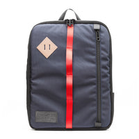 Navy Nylon Canvas Backpack