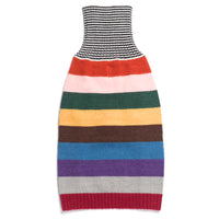 Rainbow Stripe Merino Wool Knit Sweater