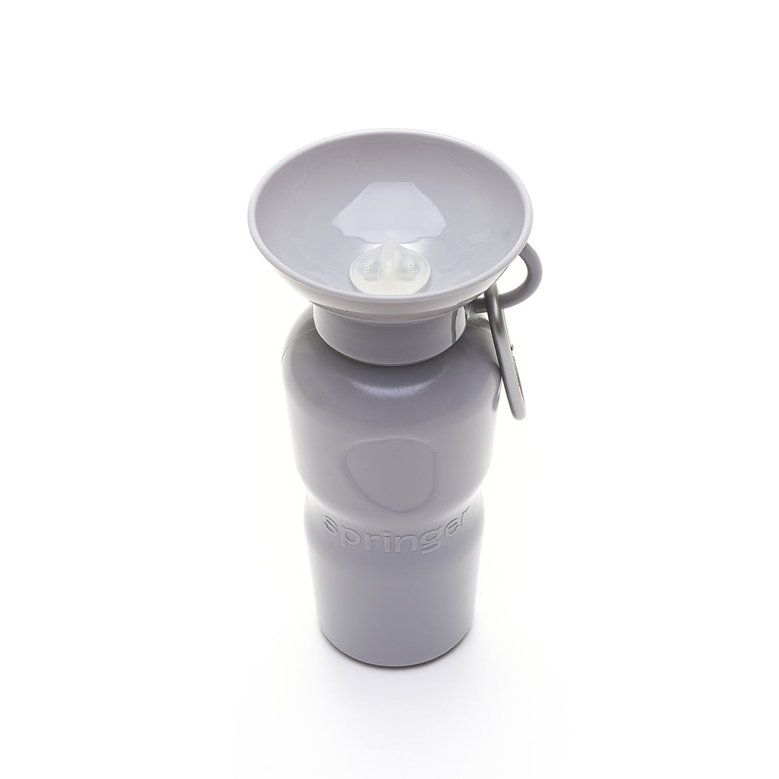 Gray Squeeze-able Water Bottle, 22oz