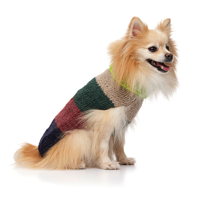 Multi Stripe Wool Knit Sweater
