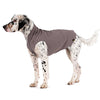 soft fleece dog thunder shirt pullover in grey 