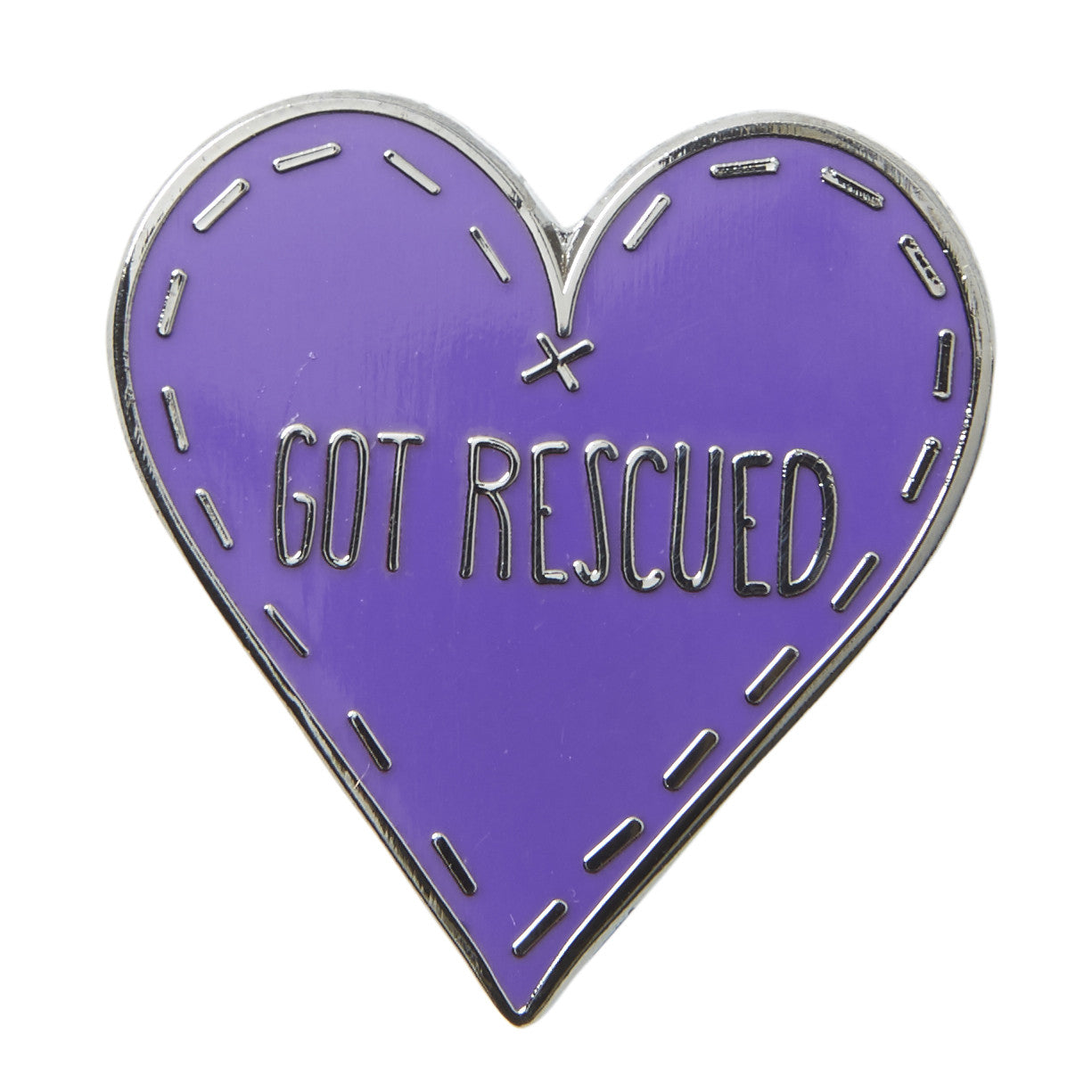 Got Rescued Enamel Pin