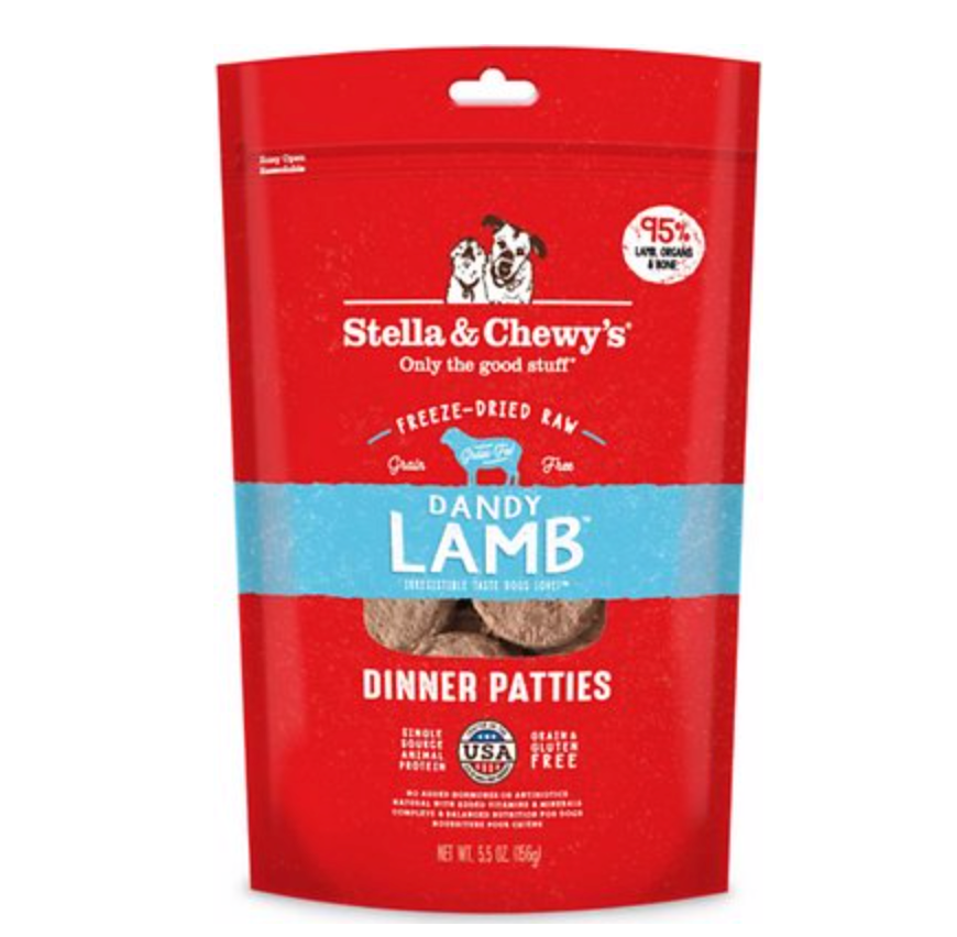 Stella & Chewy’s Freeze Dried Dinner Patties- Dandy Lamb