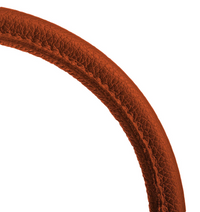 Rolled Leather Collar - Orange