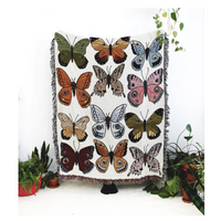 Butterflies Throw Blanket
