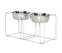 Wire and Dine Stand - Grey